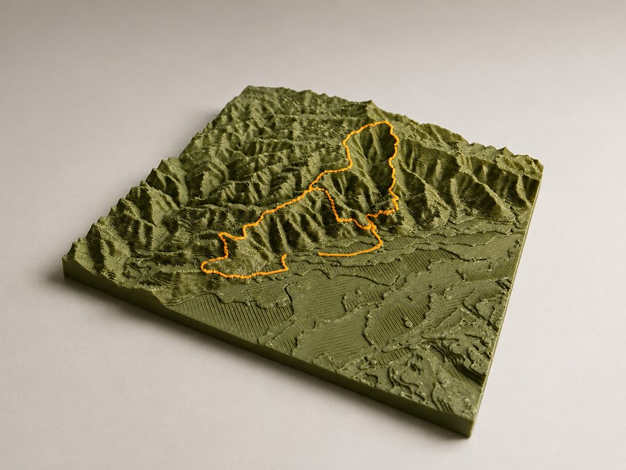 Modelo 3D impreso Planas de Cadrete Zaragoza